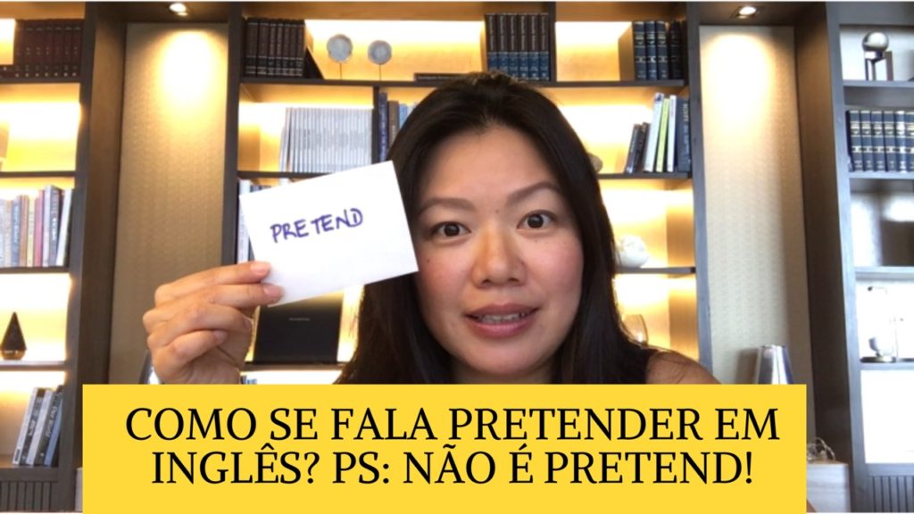 pretender em inglês